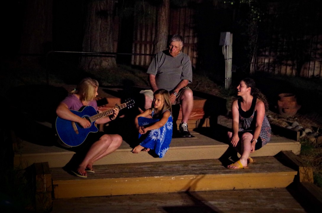 serenading Uncle Dan